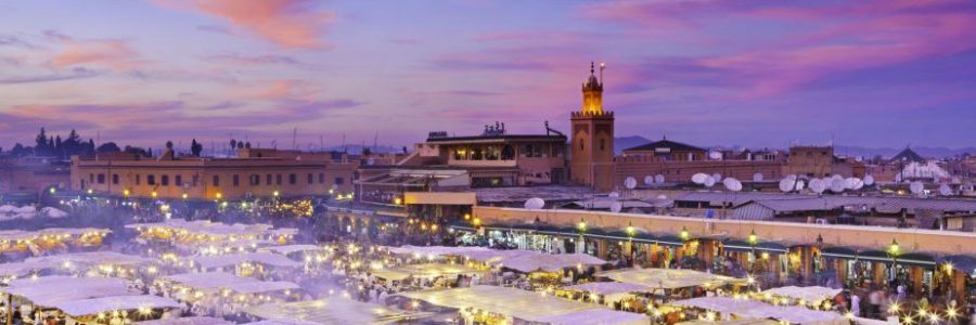 visiter la ville rouge en location voiture Marrakech